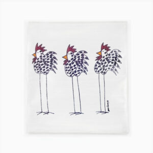 Flour Sack Towel - 3 Chickens