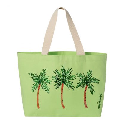 Tote-lime-3-palms