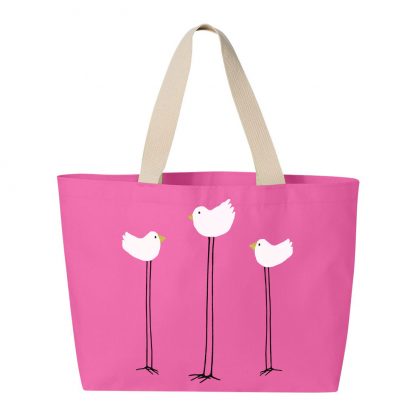 Tote-pink-3-long-legged-birds