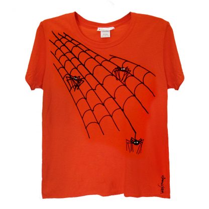 SS-Tee-orange-spiders-web