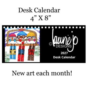 2027 Desk Calendar