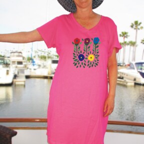 V-NECK T-DRESS