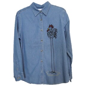 LADIES DENIM SHIRT