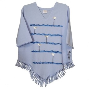 Crinkle Cotton Fringe Top
