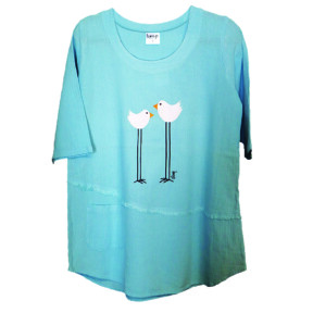Frayed Tunic with Pocket